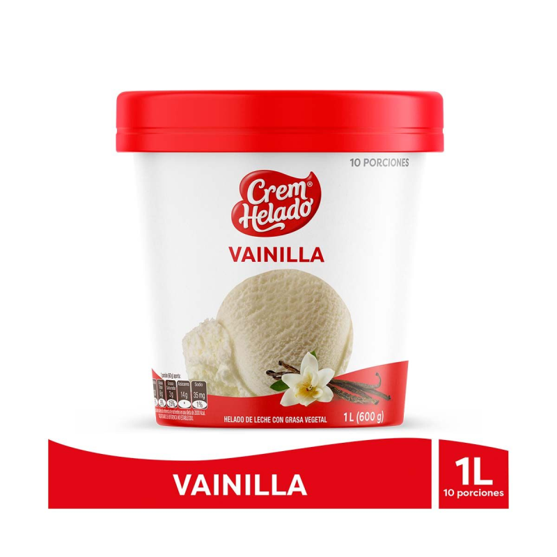 Helado Cremhelado Vainilla 600