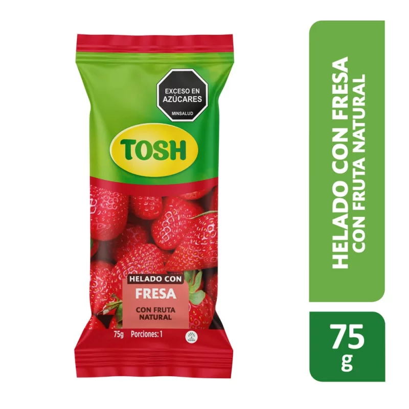 Paleta Tosh X 75g Fresa