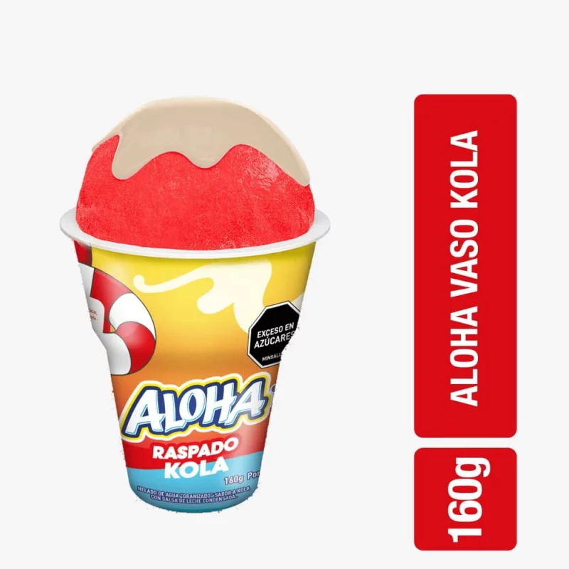 Helado Vaso Alohax160g Kola