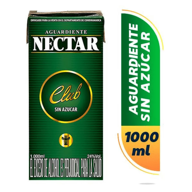 Aguardiente Nectar Tetrapack 1000 Ml