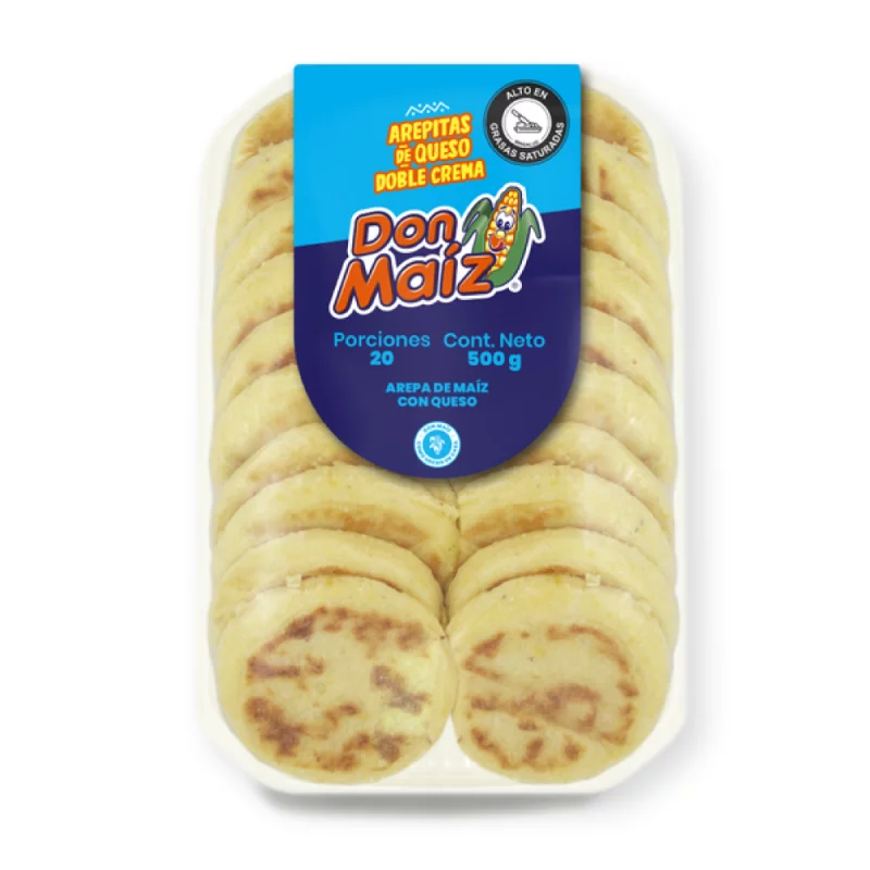 Arepa Don Maiz Queso 20 Und 500 Gr