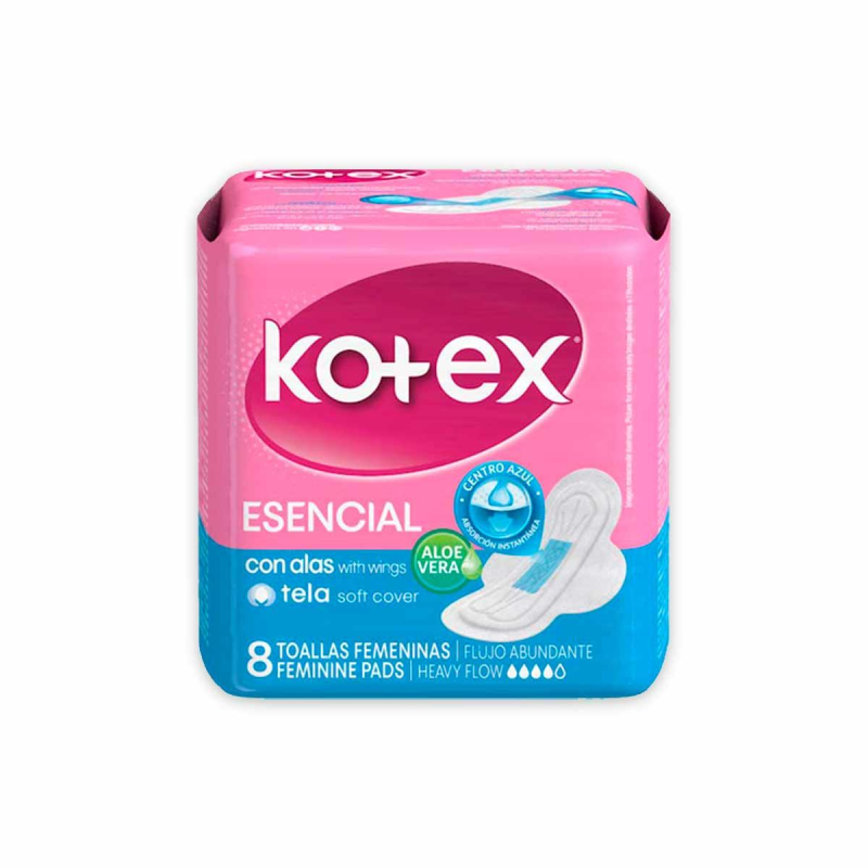 Toalla Higienica Kotex Esencia Normal 8 Und