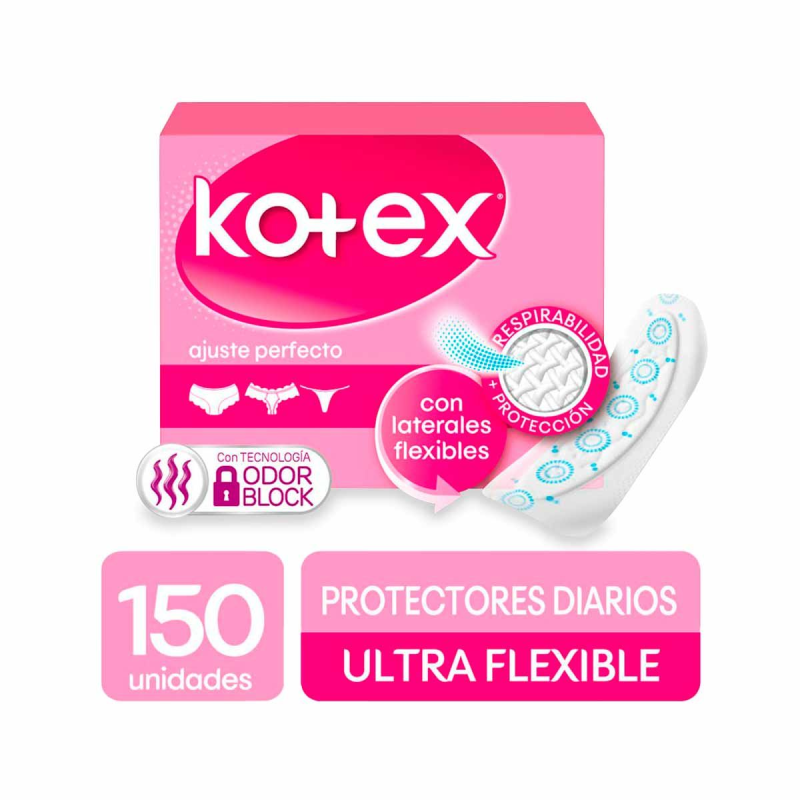 Protector Kotex Ultra Flexible 150 Und
