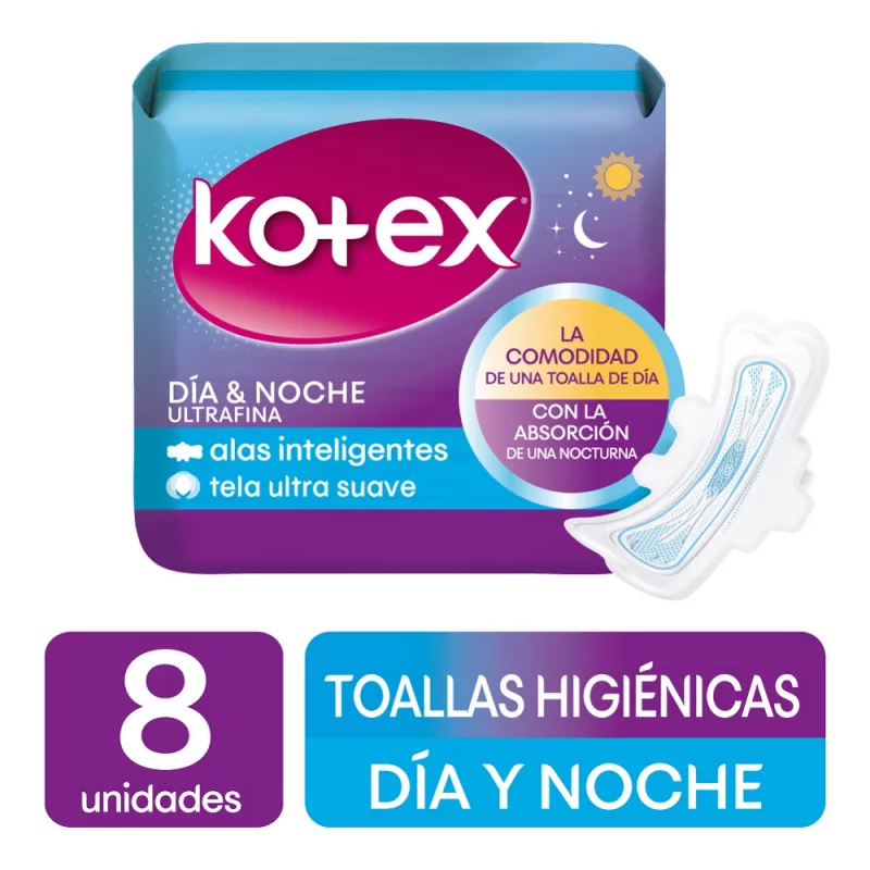 Toalla Kotexx8und Fem Pad Kot Noct