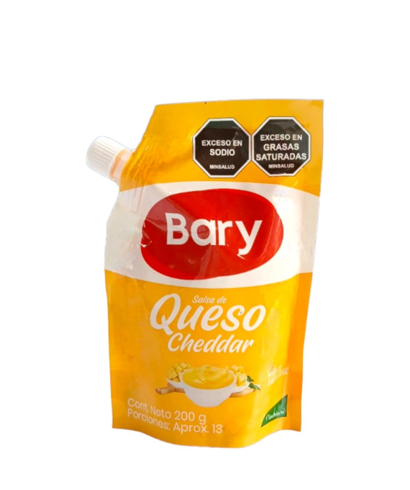 Salsa Bary Queso Cheddar 200 Gr