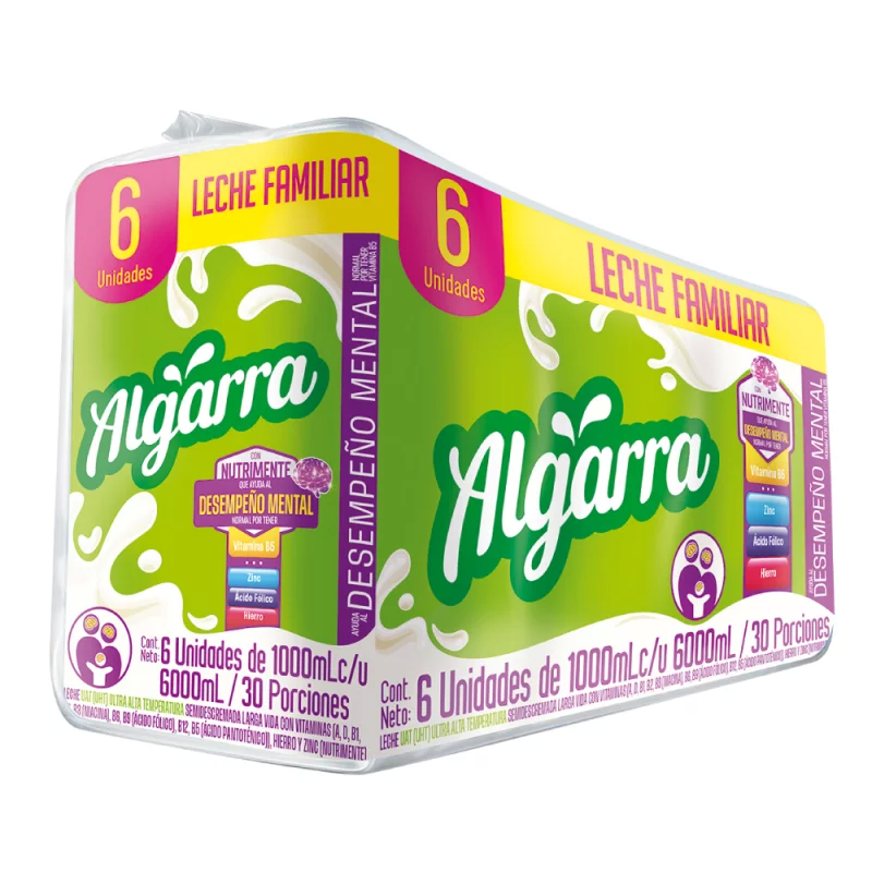 Leche Algarra Nutrimente 1000mlx6und Bs