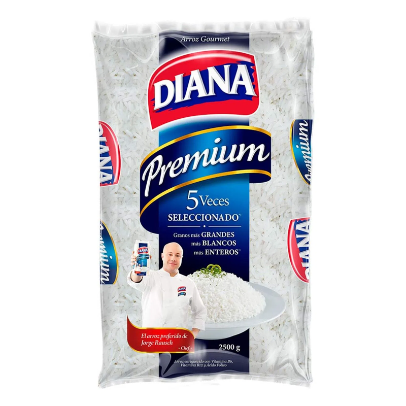 Arroz Diana Premium Extra Blanco 2500 Gr