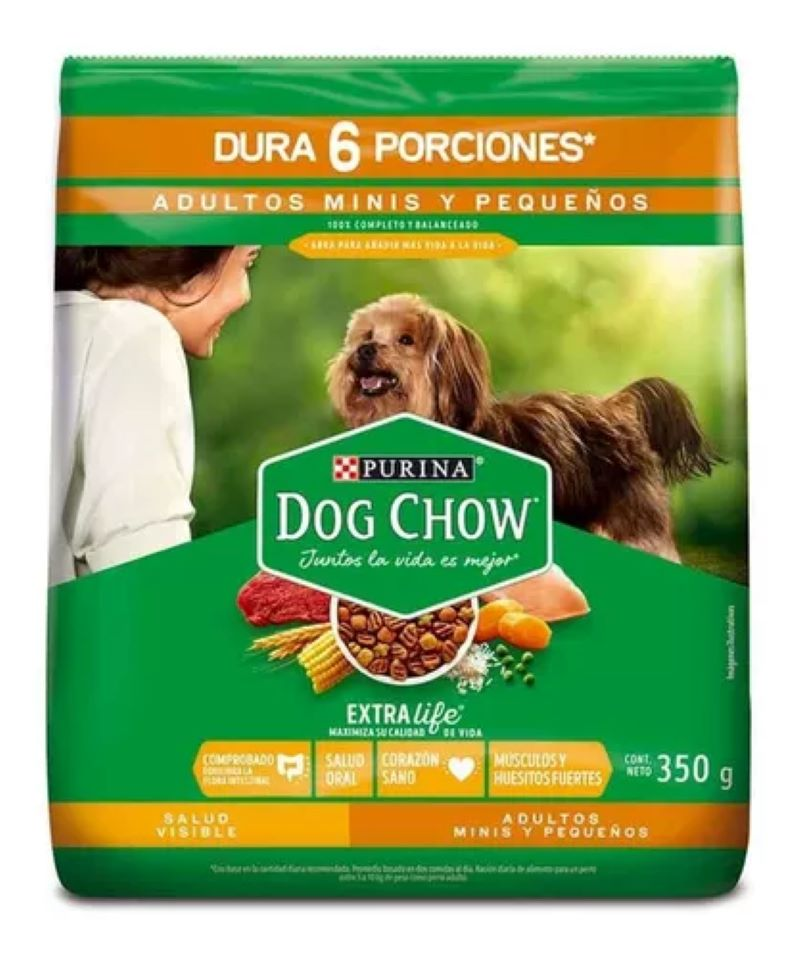 Concentrado Dog Chow Razas Minis Pequenas 350 Gr