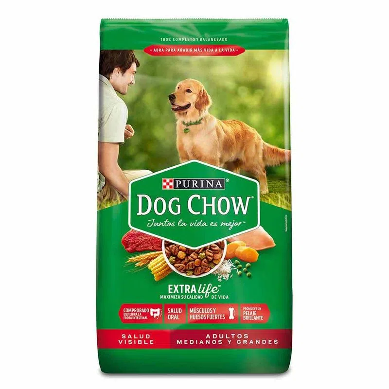 Concentrado Dog Chow Adultos Razas Medianas Grandes 2000 Gr
