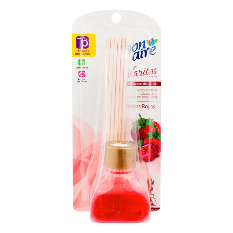 Ambientador Bonaire Varitas Frutos Rojos 40 Ml
