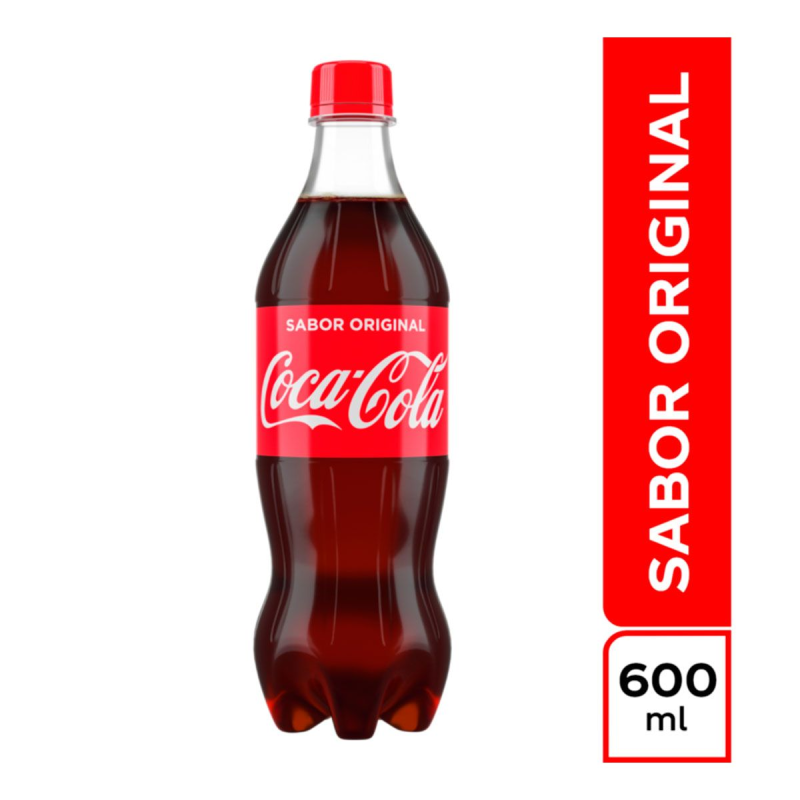 Gaseosa Coca Cola 600 Ml