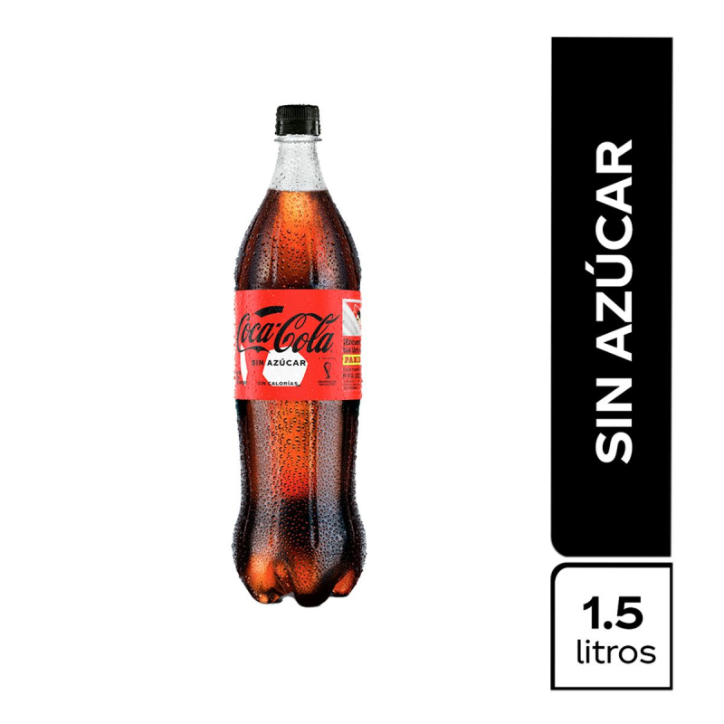 Gaseosa Coca Cola Zero 1500 Ml