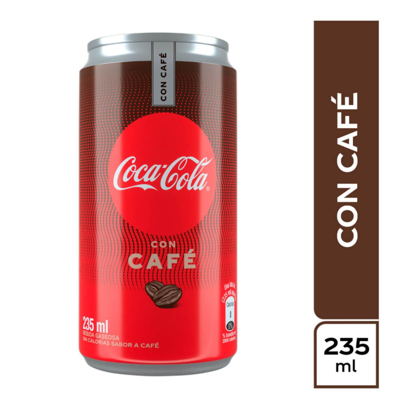 Gaseosa Coca Cola Con Cafe Sin Azucar 325 Ml