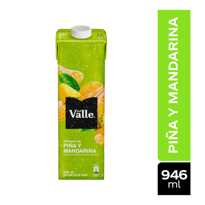 Jugo Del Valle Mandarina Pina Tetrapack 946 Ml