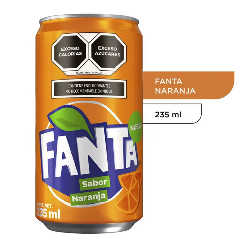 Gaseosa Fanta Naranja 235 Ml