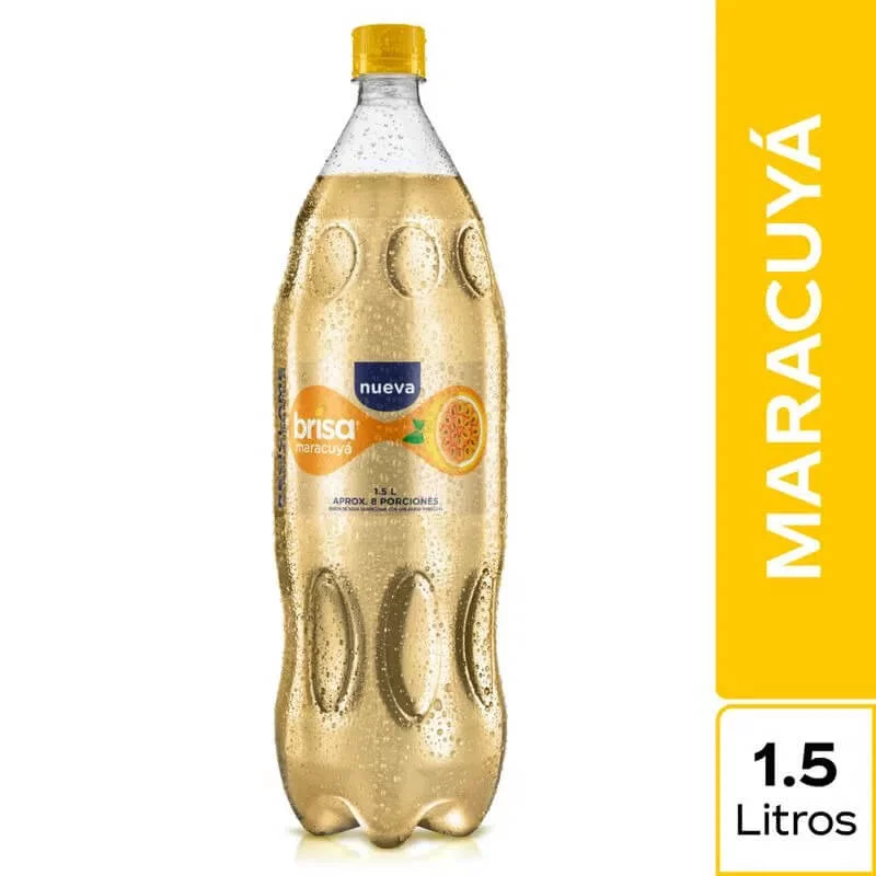 Agua Saborizadax1500ml Con Gas Maracuya