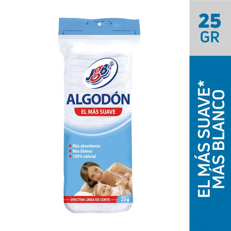 Algodon Jgb Zigzag 25 Gr