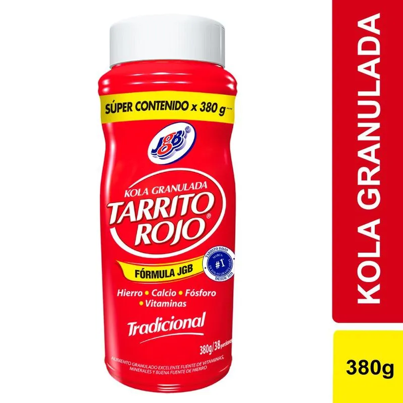 Kola Granulada T/rojo Trad 360g Gts 50g