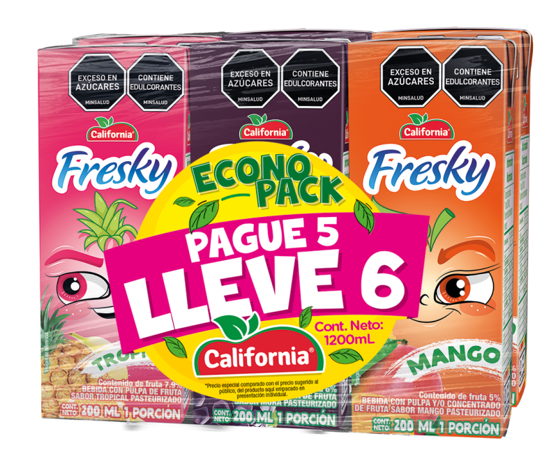 Refresco Freskyxp5ll6x200ml Tetra