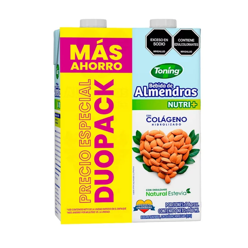 Beb Toningx1892ml Almendras Sin Azucar