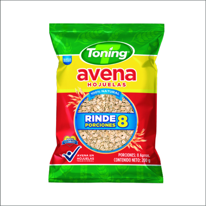Avena Toning Hojuelas 200 Gr