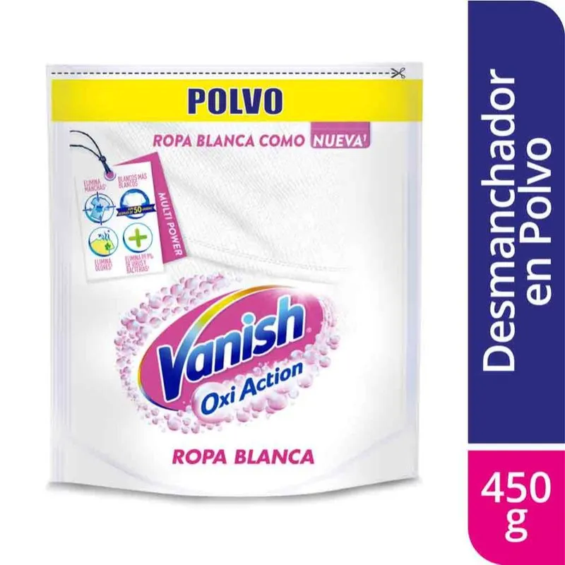Desmanchador Vanish Polvo Blanco 450 Gr