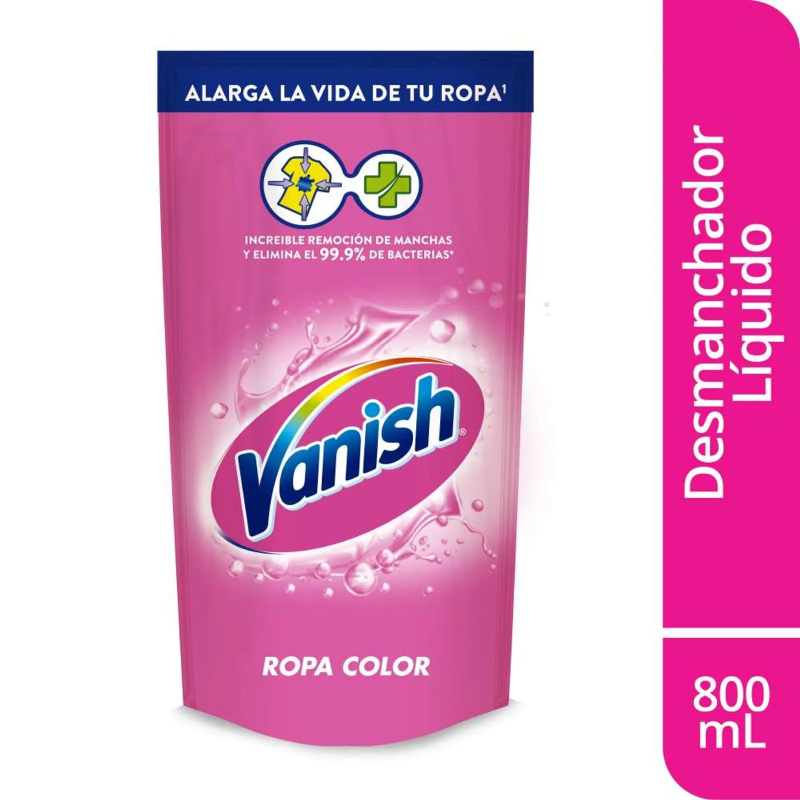 Desmanchador Vanish Pink Gold 800 Ml