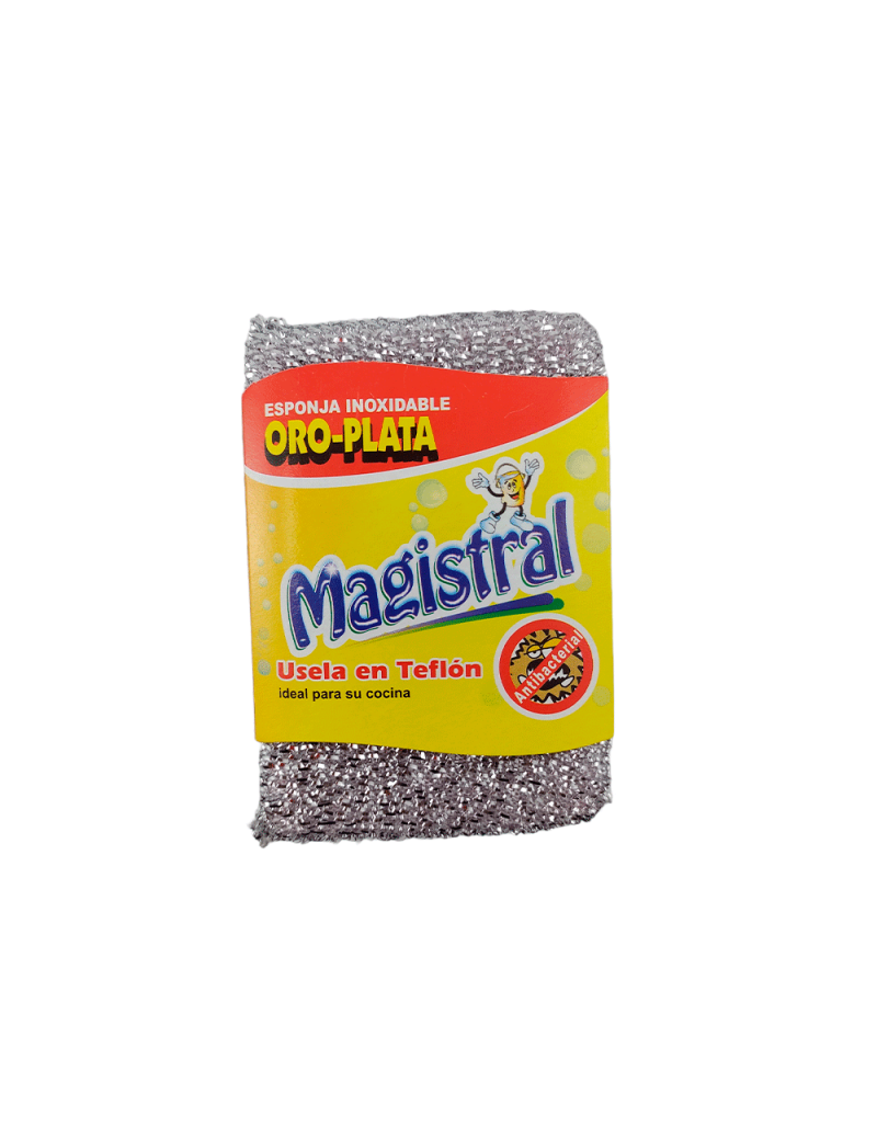 Esponja Magistral Inox Oro Plata Und
