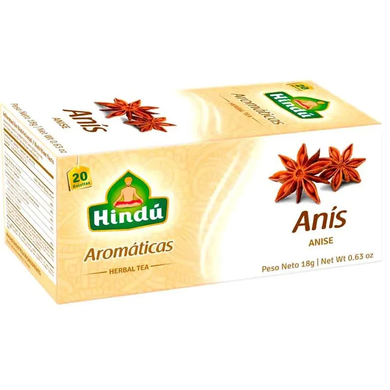 Aromatica Hindu Anis 20 Sobres 18 Gr