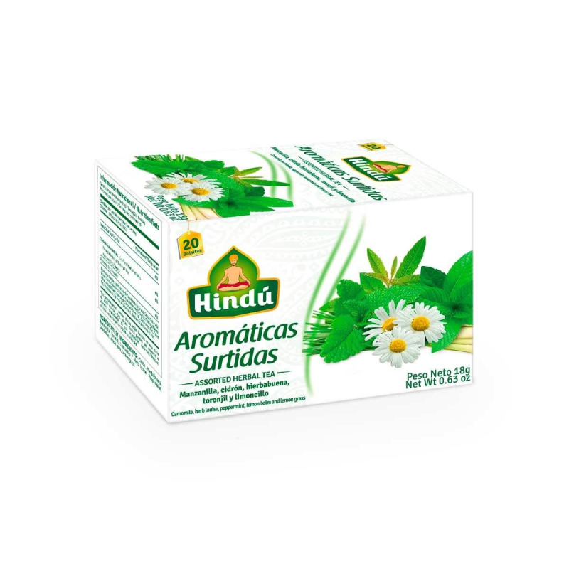 Aromatica Hindu Surtidas 20 Sobres 18 Gr