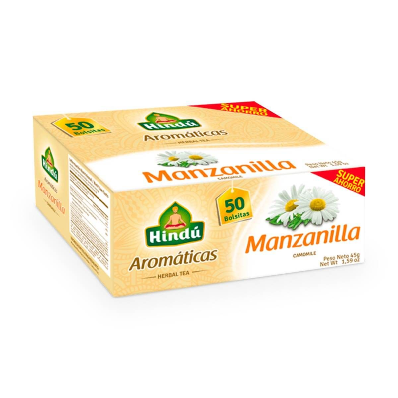 Aromatica Hindu Manzanilla 50 Sobres 65 Gr