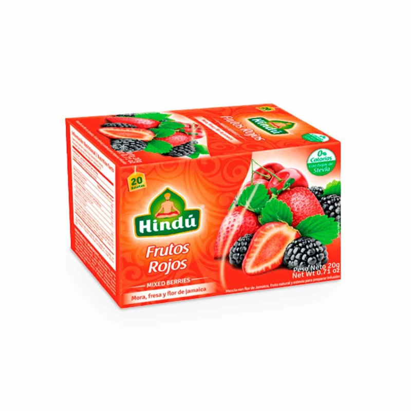 Te Hindu Frutos Rojos 20 Und