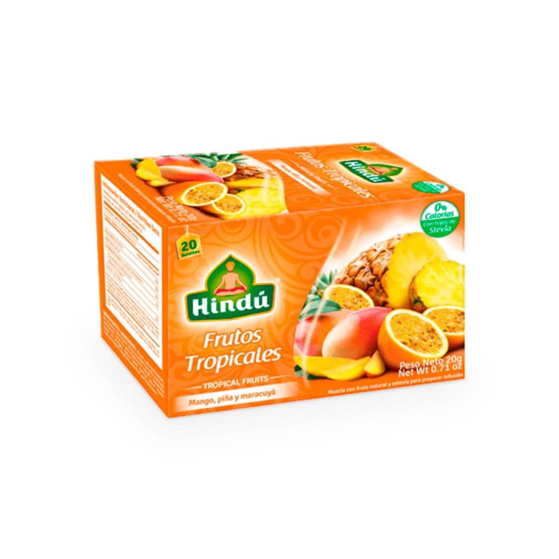 Aromatica Hindu Flores Tropicales 20 Sobres 18 Gr