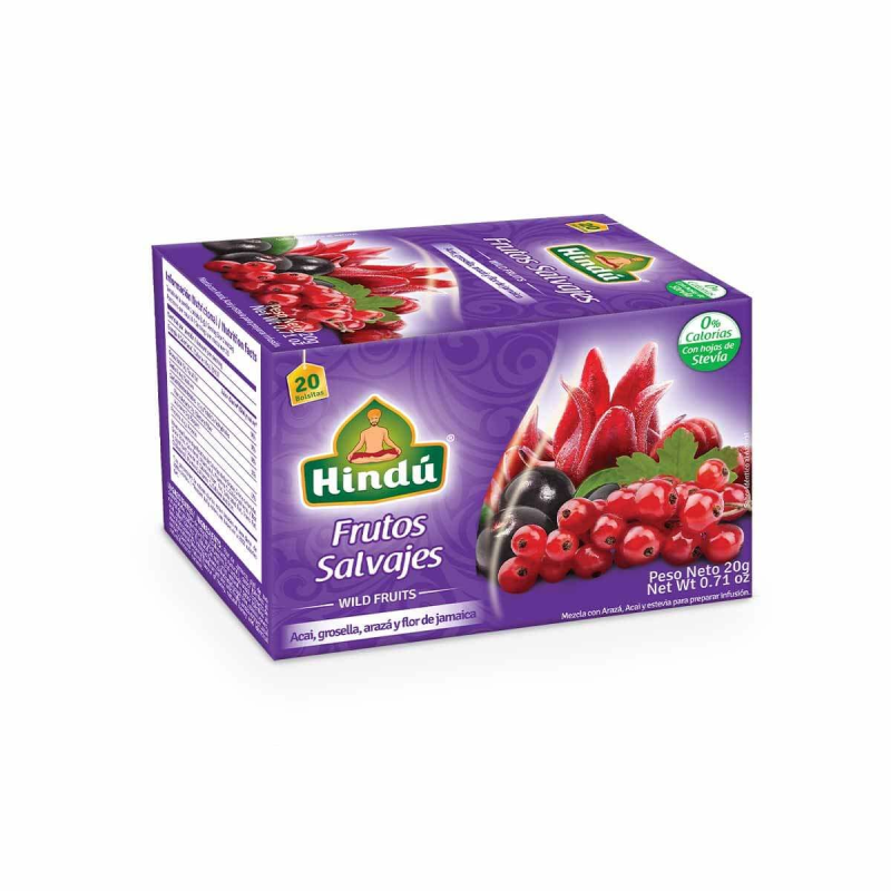 Aromatica Hindu Frutos Salvajes 20 Sobres 18 Gr