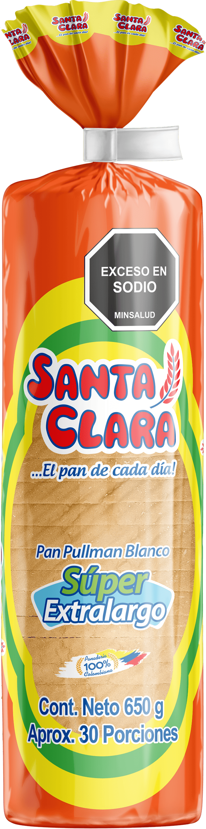 Pan Santa Clara Blanco Extra Largo 650 Gr