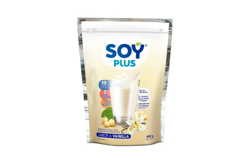 Bebida Instantanea Soy Plus Vainilla Doypack 400 Gr
