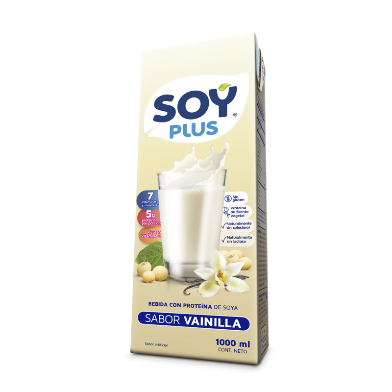 Bebida Soy Plus Vainilla 1000ml