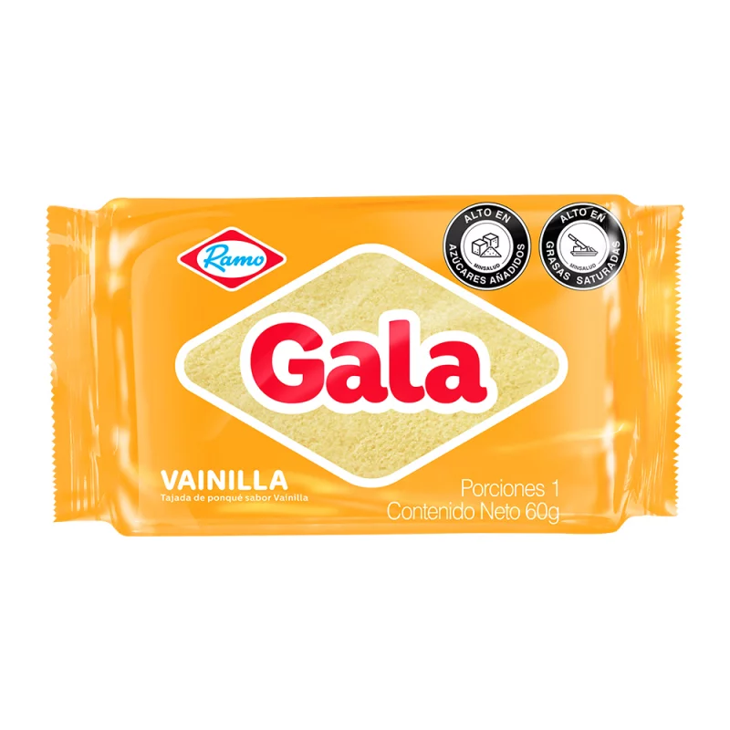Ponque Ramox60g Gala Vainilla