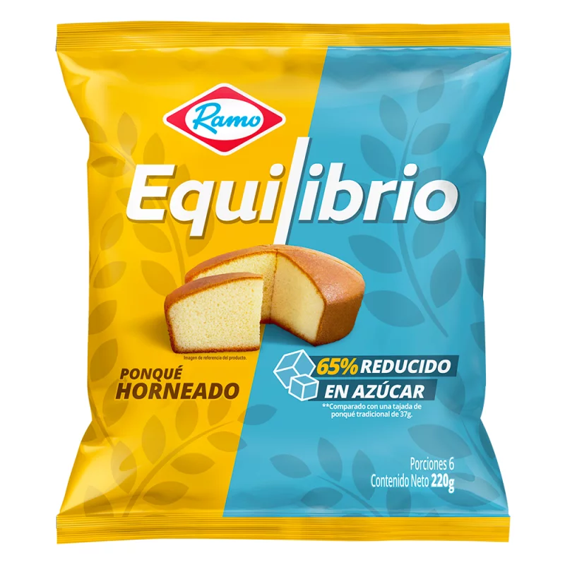 Ponque Ramox220g Equilibrio Horneado