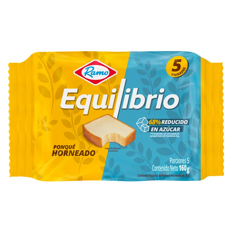 Ponque Ramox160g Equilibrio Horneado