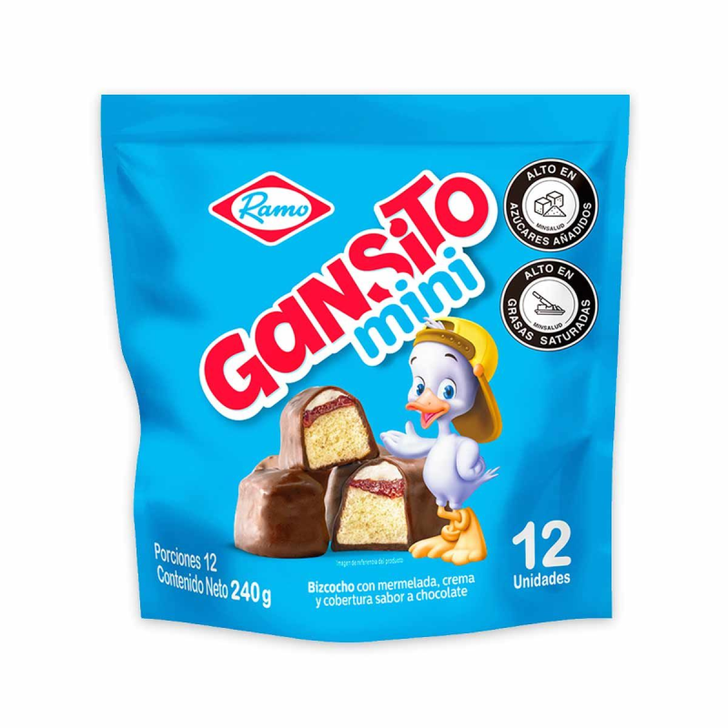 Ponque Gansito Mini 240 Gr