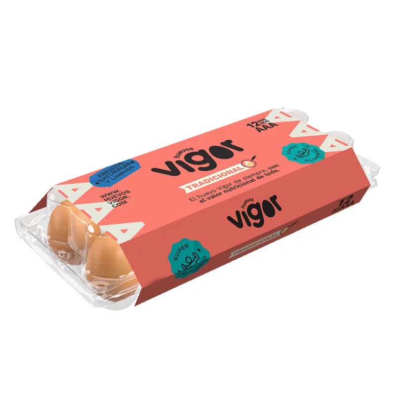 Huevo Aaa Rojo Vigor 12 Und-pet