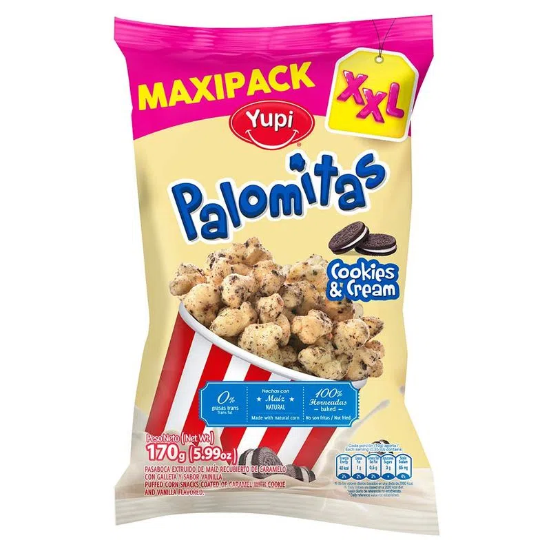 Palomita Yupi Galletas Con Crema 170 Gr