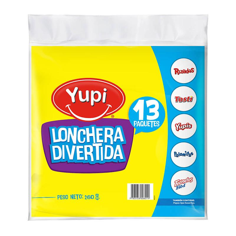 Lonchera Yupi Divertida 13und