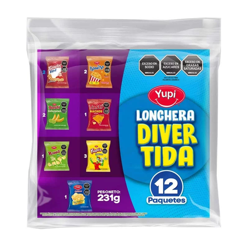 Lonchera Divertida 23g X 12 Unidades