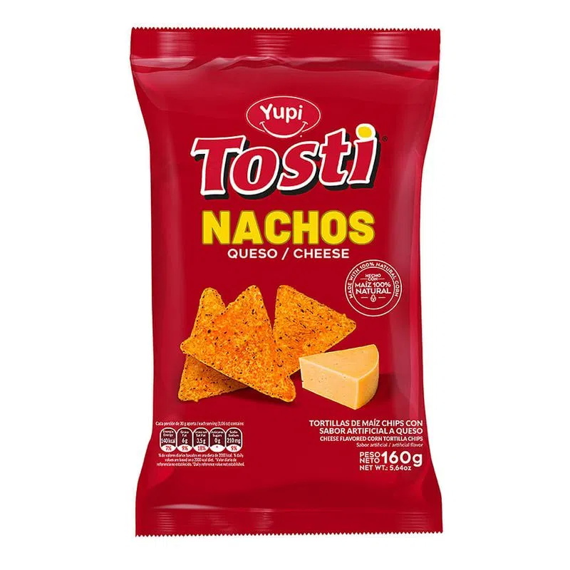 Pasaboca Tosti Nachos Queso 160 Gr