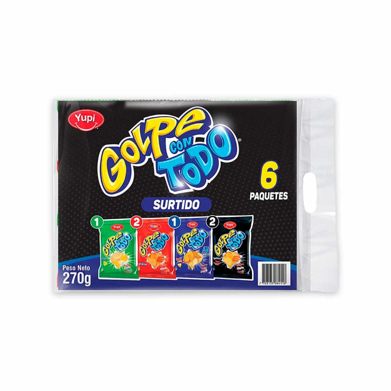 Golpe Yupi Surtido 6 Und