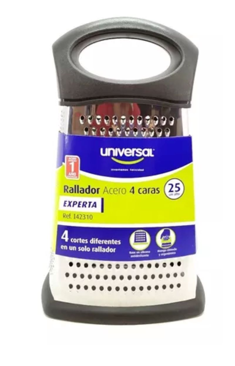 Rallador Acero 4 Caras 25cm
