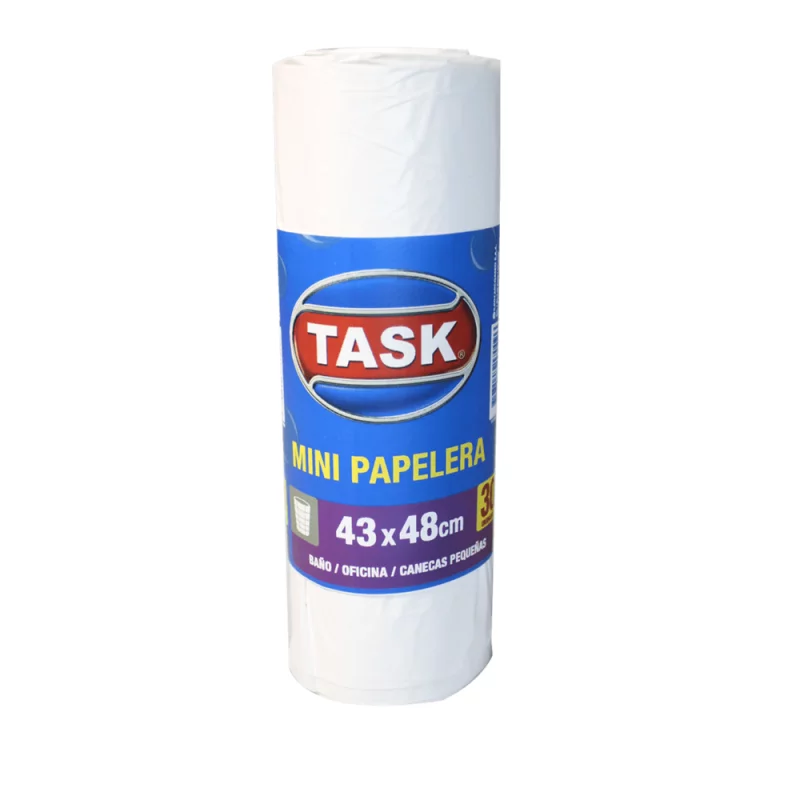 Bolsa Basura X43x48cmx30und Task Roll Min