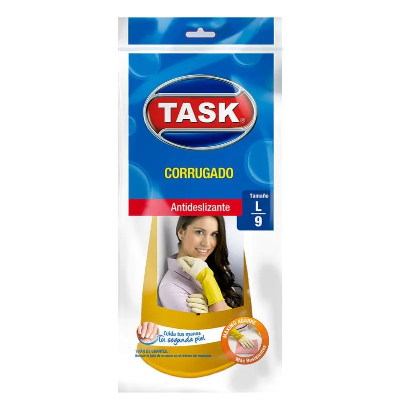 Guante Task Corrugado Talla L